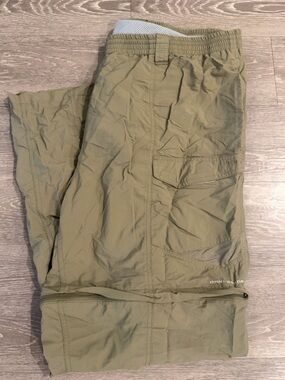 Columbia PFG Pants Mens Medium Khaki Convertible Cargo Fishing Outdoor 
 XXL